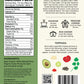 Back label of Organic Kitchari from Pure Indian Foods. Nutrition Facts label and Cooking Instructions displayed. Ingredients: Aged Organic White Basmati Rice and Organic Green Mung Dal.