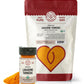 Pure Indian Foods Organic Lakadong Turmeric Powder with more than 8% naturally occurring curcumin in it.