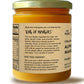 jar of alphonso mango puree containing 100% pure organic mango pulp. label says alphonso mangoes are considered the king of mangos because of their rich taste, vibrant color, and smooth, buttery texture. 
