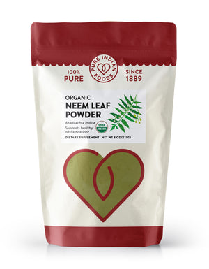 Neem Leaf Powder, Certified Organic - 8 oz