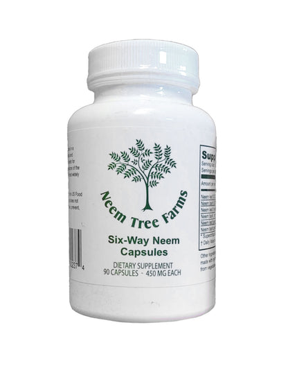 Six-Way Neem Capsules (90 count)