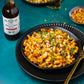 Masala Mac made with our Pure Indian Foods vegan Worcestershire sauce