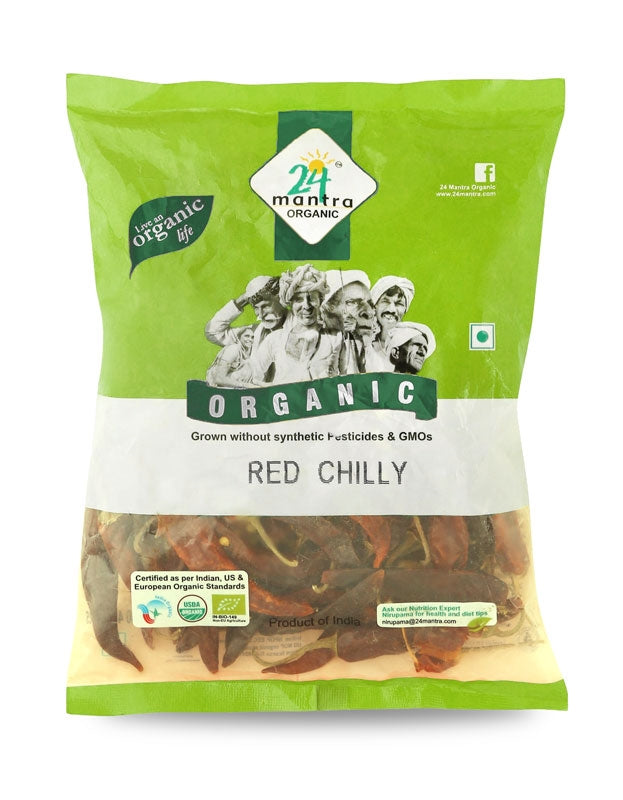 Red Stick Chilly (Whole) 7 oz, Certified Organic
