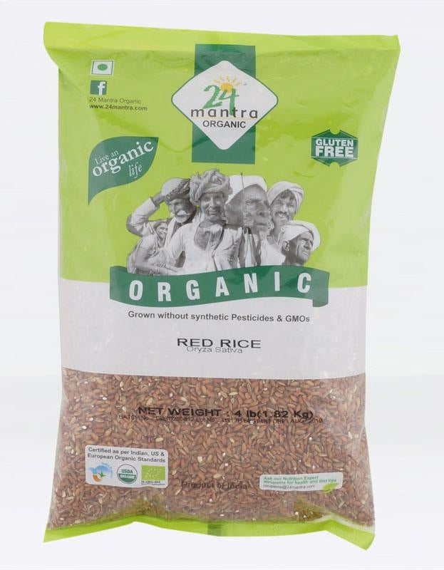 Red Rice, Certified Organic - 4 lbs.