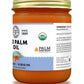Side label on a jar of organic red palm oil from Pure Indian Foods.
