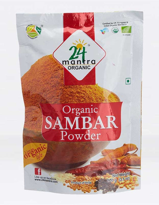 Sambar Powder, Certified Organic - 3.5 oz
