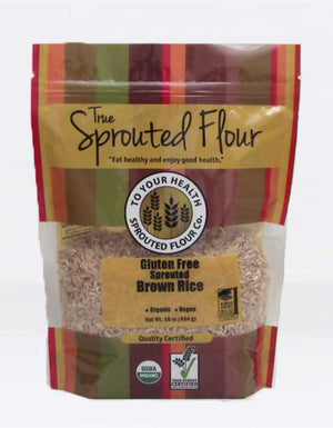 Sprouted Brown Rice 1 lb, Certified Organic