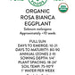 Organic Rosa Bianca Eggplant Seeds