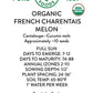Organic French Charentais Melon Seeds