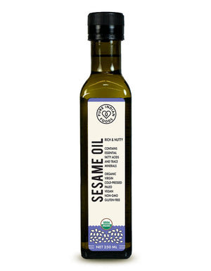 Sesame Oil, Virgin & Certified Organic - 250 mL