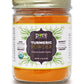 Pure turmeric powder from Pure Indian Foods. The only bulk organic turmeric powder to be packaged in a glass jar. Non-irradiated. 4-5% curcumin.