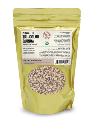 Tri-Colored Quinoa, Certified Organic - 1 lb.