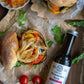 Gorgeous portobello mushroom burgers made with Pure Indian Foods Organic Worcestershire Sauce